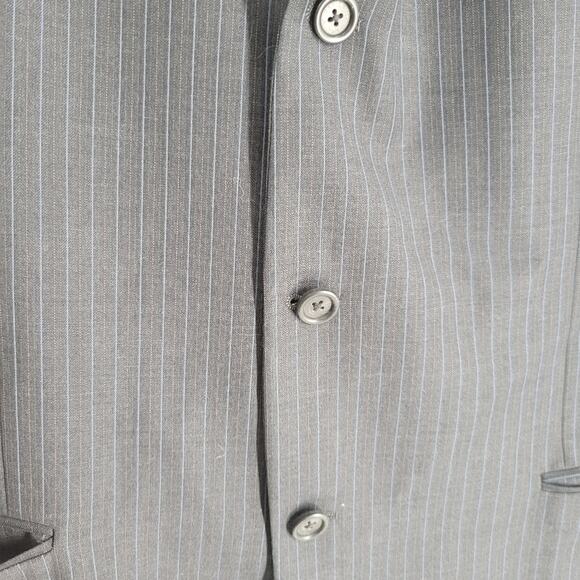 Burberry Pin Stripe Multi Pocket Jacket 44R - Picture 5 of 9